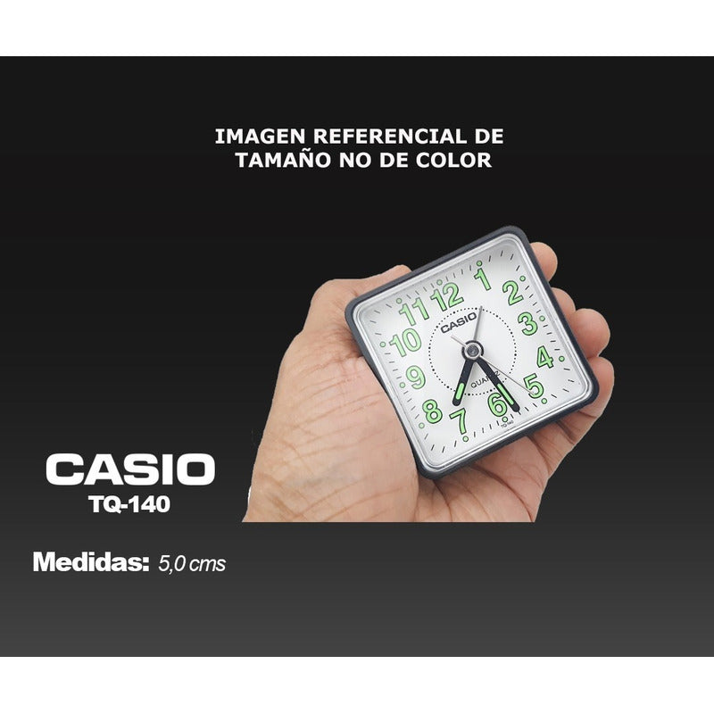 Reloj Despertador Casio Tq-140 Colores Surtidos/relojesymas