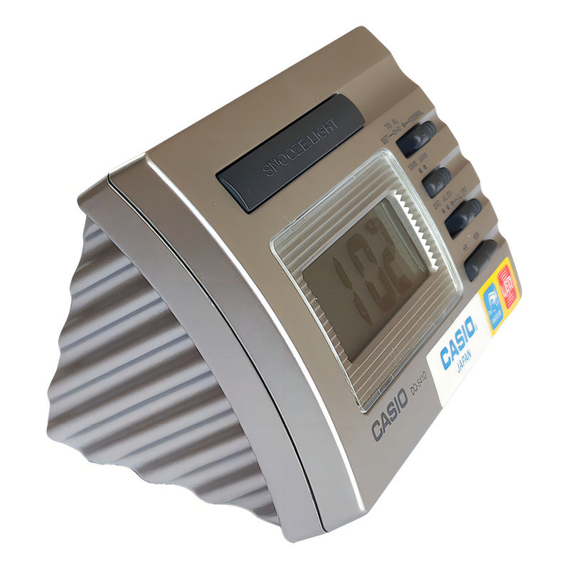 Reloj Despertador Digital Casio Plateado - Dq-541-8r