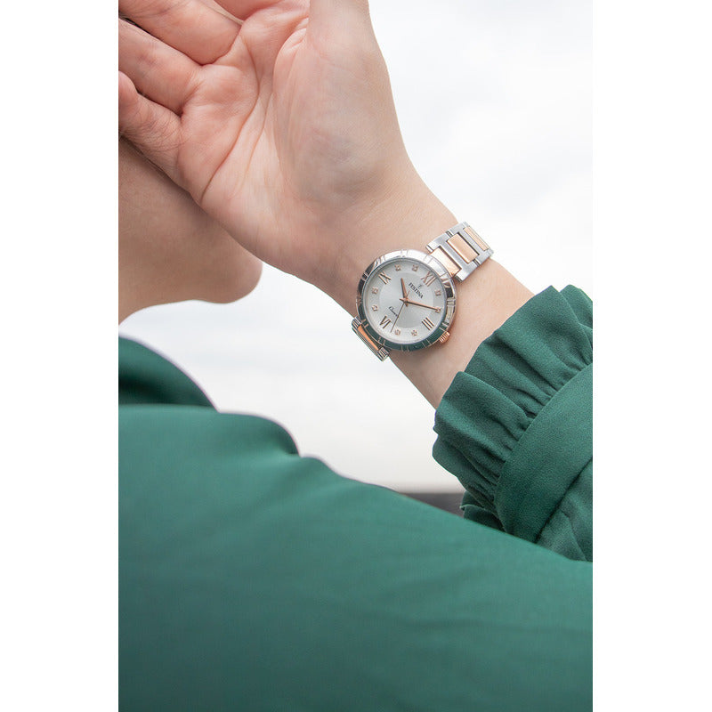 Reloj Festina F16937/d Multicolor Mujer Plateado