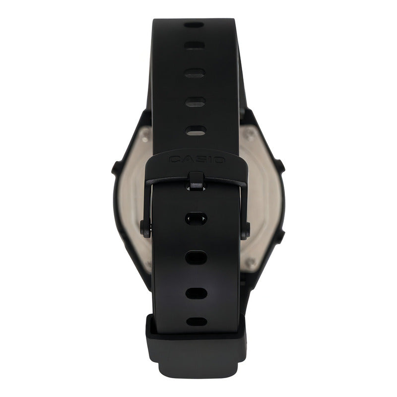 Reloj Casio Youth Digital Resina Dama Lw-204-1b Original Color De La Correa Negro/negro