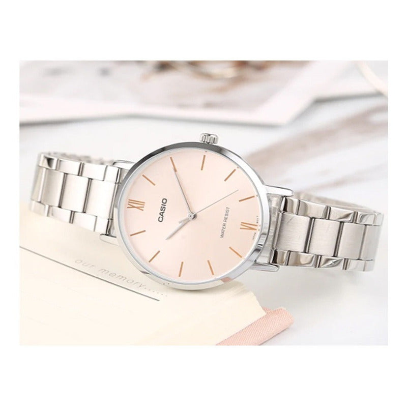 Reloj Casio Metal Dama Ltp-vt01d Coloressurtidos/relojesymas