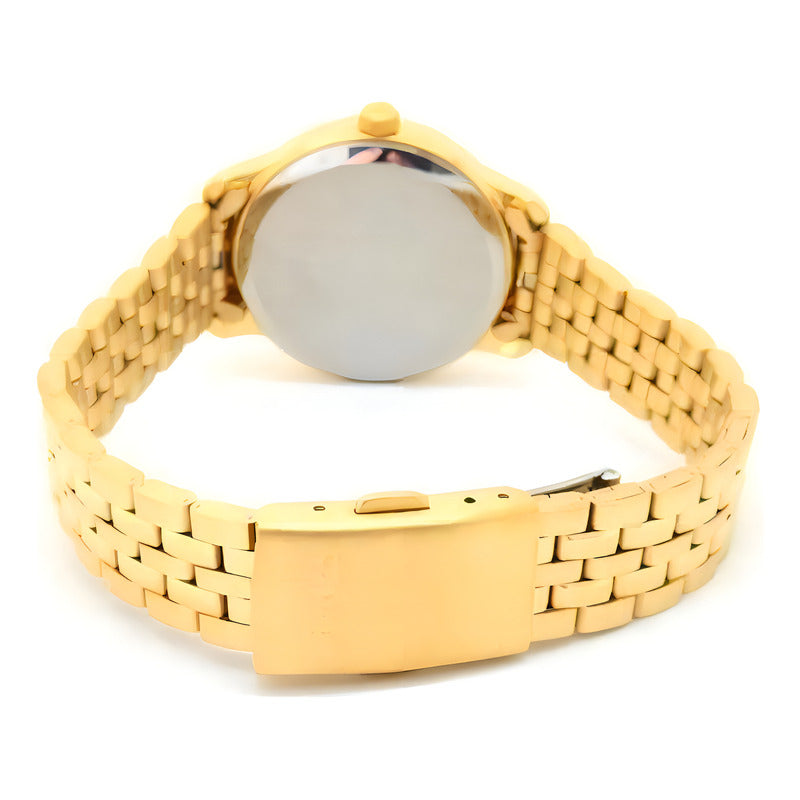 Reloj Dama Seiko Sur66o Color De La Correa Dorado