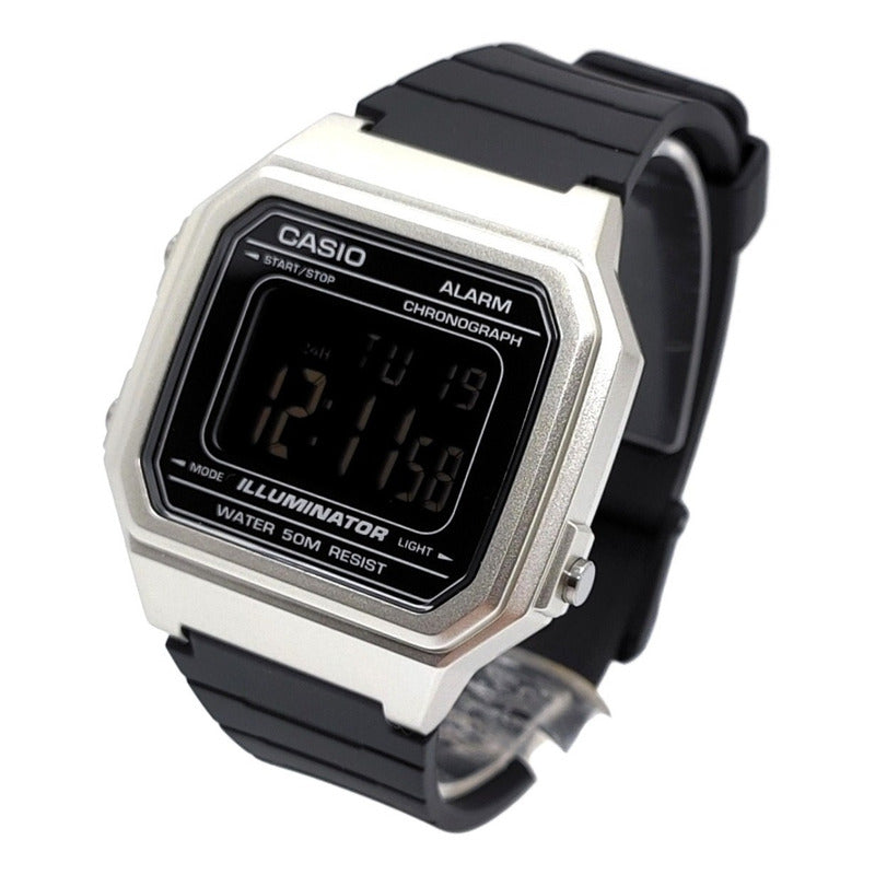 Reloj Casio Original W-217hm- Relojesymas Negro