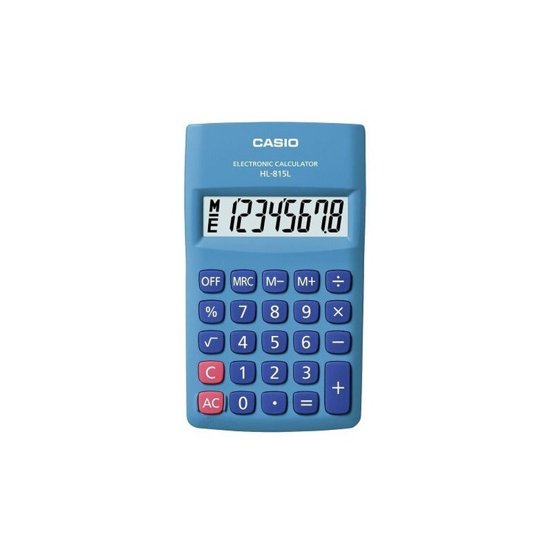 Calculadora Casio Hl-815l-bu Relojesymas Azul