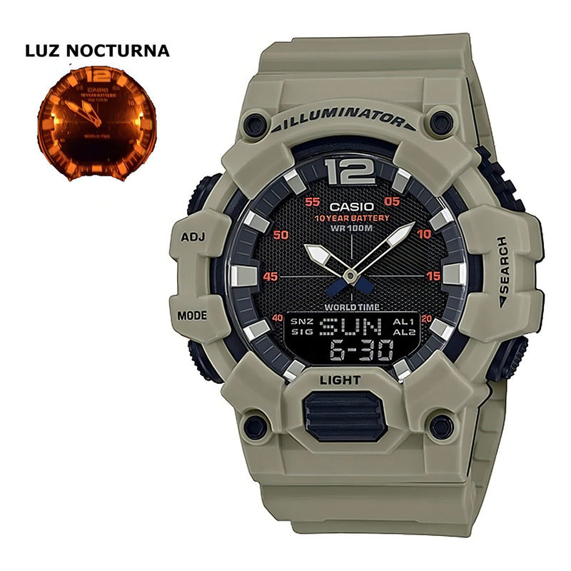 Reloj Casio Hdc-700-3a3vcf 100% Original Y Negro