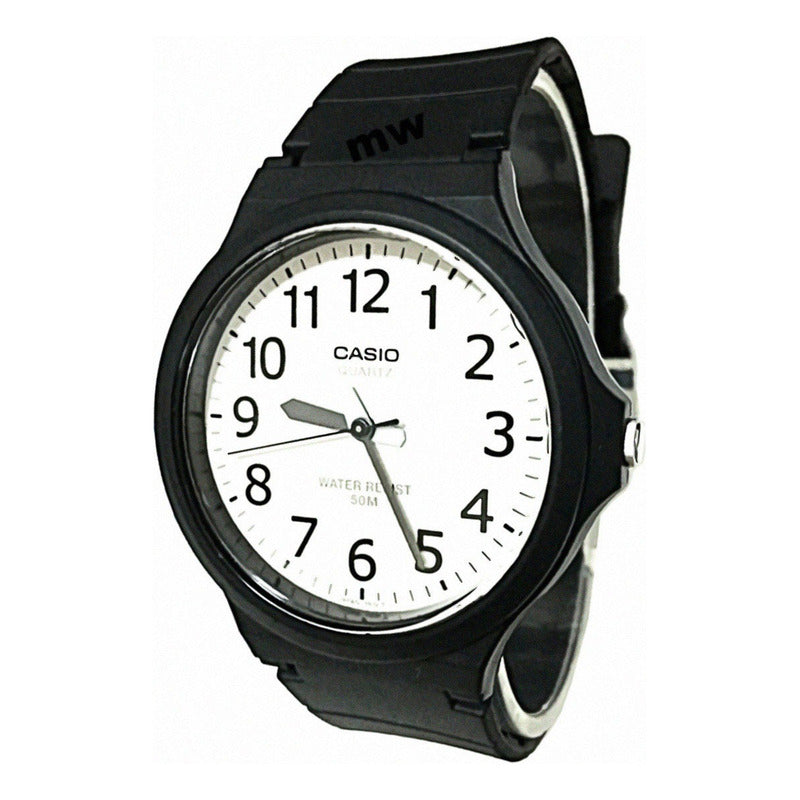 Reloj De Pulsera Casio Youth Mw-240-7b Relojesymas Negro Blanco