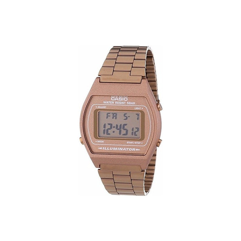 Reloj Casio Retro B640 Rosa Acero Inoxidable Illuminator