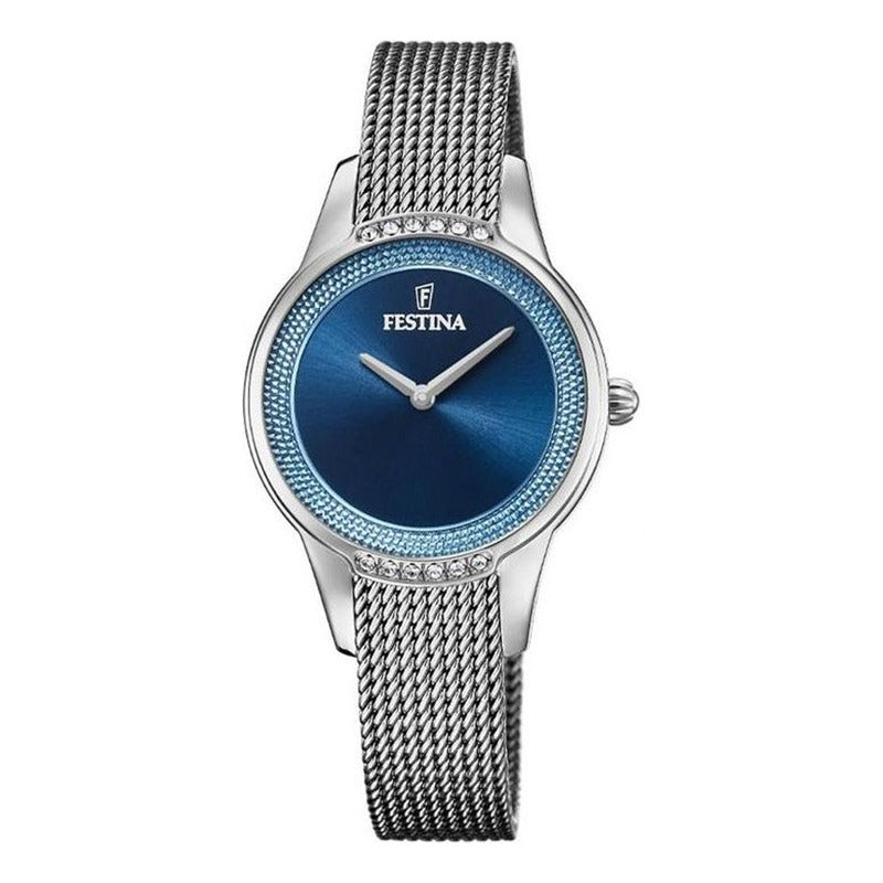 Reloj Festina The Originals F20494/2 Mujer Calendario - Plateado - Plateado - Azul