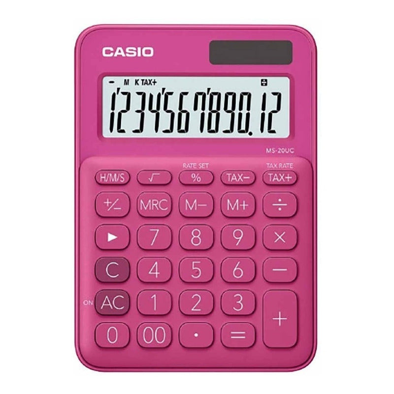 Calculadora Casio Ms-20uc Colores Surtidos