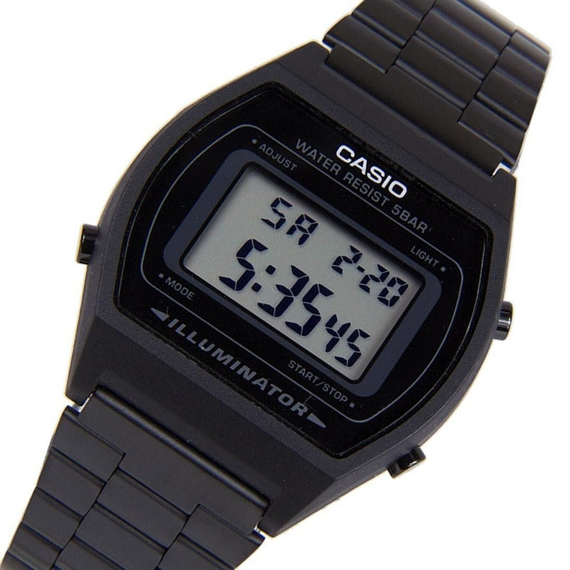 Casio B640wb-1aef Mens Retro Collection Digital Black Watch Negro Gris