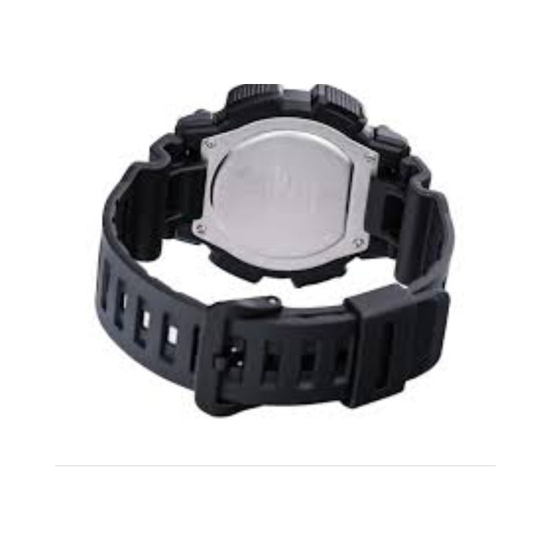 Reloj Hombre Casio Ws-2100h-1 Podómetro Hora Dual  Negro