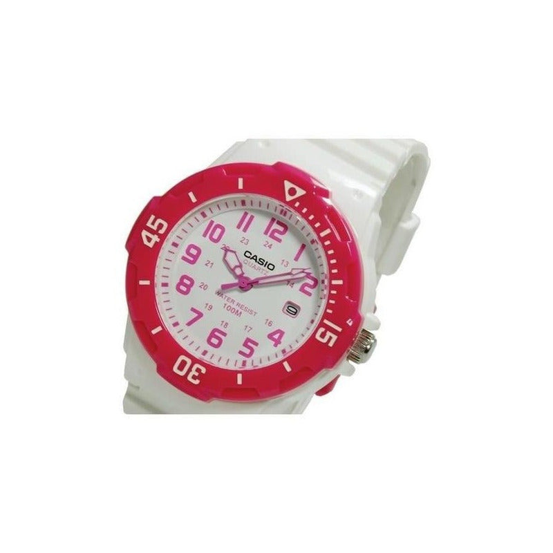 Reloj Casio Niña Lrw-200h-4bvdf Relojesymas Blanco
