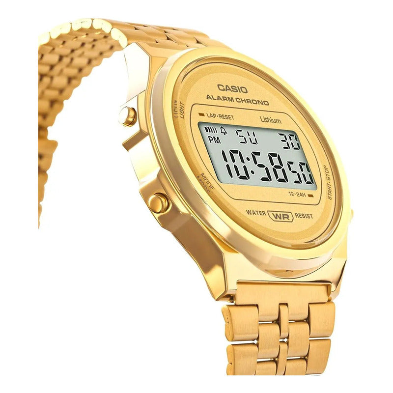 Reloj Casio Vintage Retro Dorado A-171weg-9a