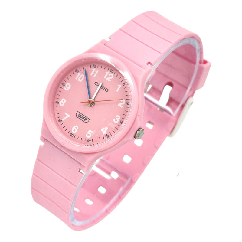 Reloj Casio Lq-24b-4b Mujer - Analogo Rosa