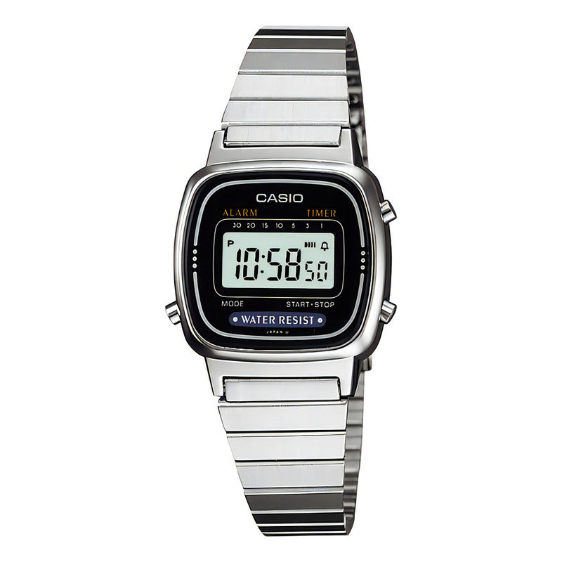 Reloj Dama Casio Retro Vintage La670 - 100% Original Cfmx Negro
