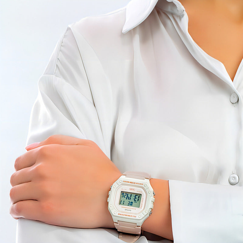 Reloj Casio W-218hc-4a2v Unisex - Digital Blanco Gris