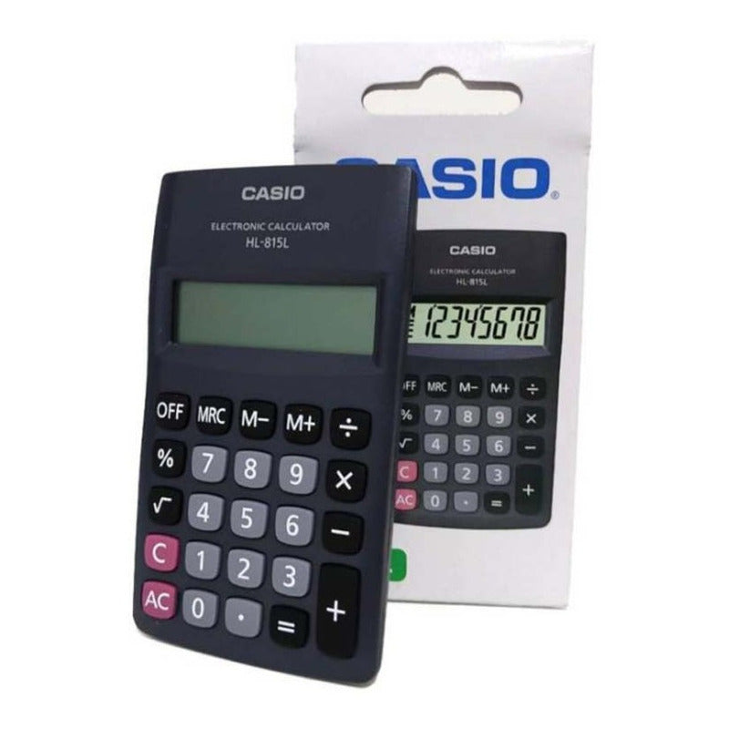Calculadora Casio Portatil Rosa Hl-815 Pk