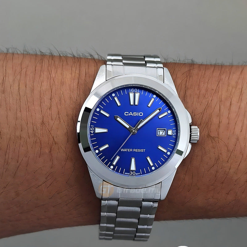Reloj Casio Hombre Mtp-1215a-2a Surtido Azul 2a