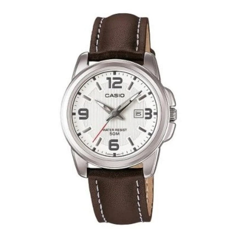 Reloj Casio Mujer Modelo Ltp-1314l-7avdf Original Café