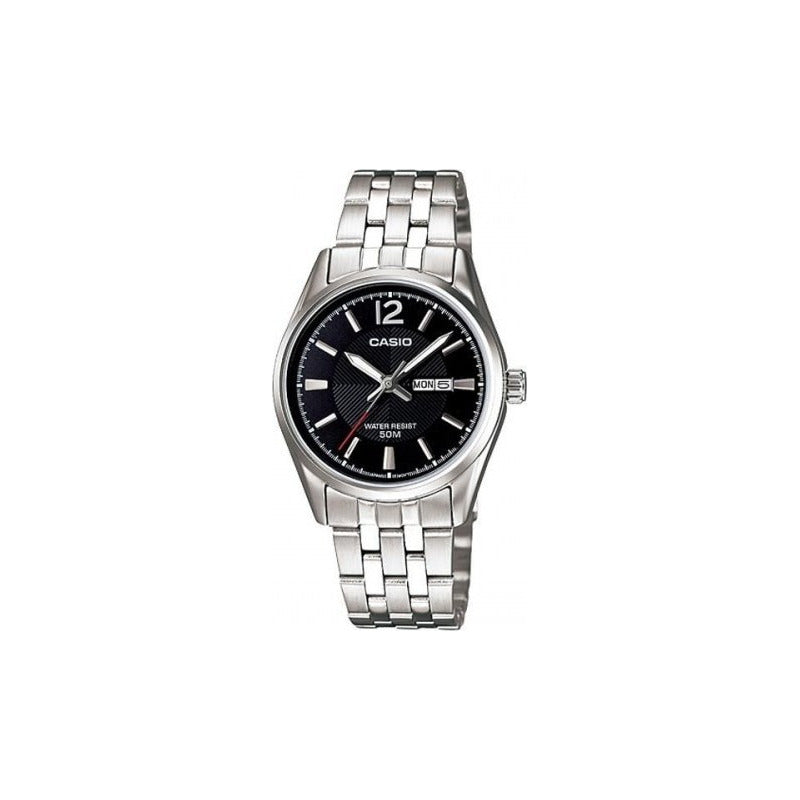 Reloj Casio Fashion Para Mujer Con Calendario, De Acero Inoxidable Y Cuarzo Plateado