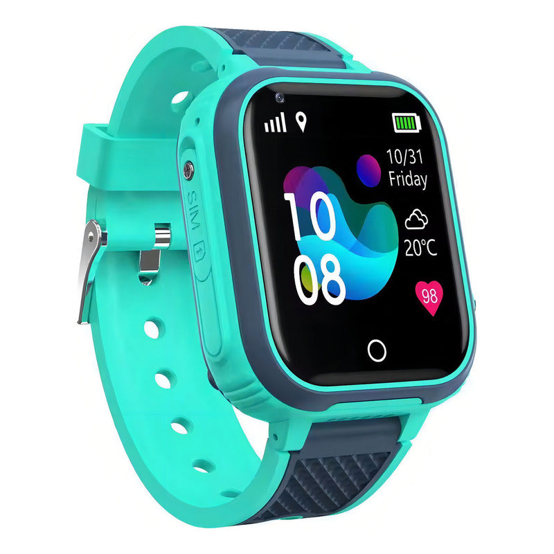 Smartwatch Infantil U8 Lt21-bl Con Gps, 4g Y Videollamada En Celeste Celeste/gris Gris