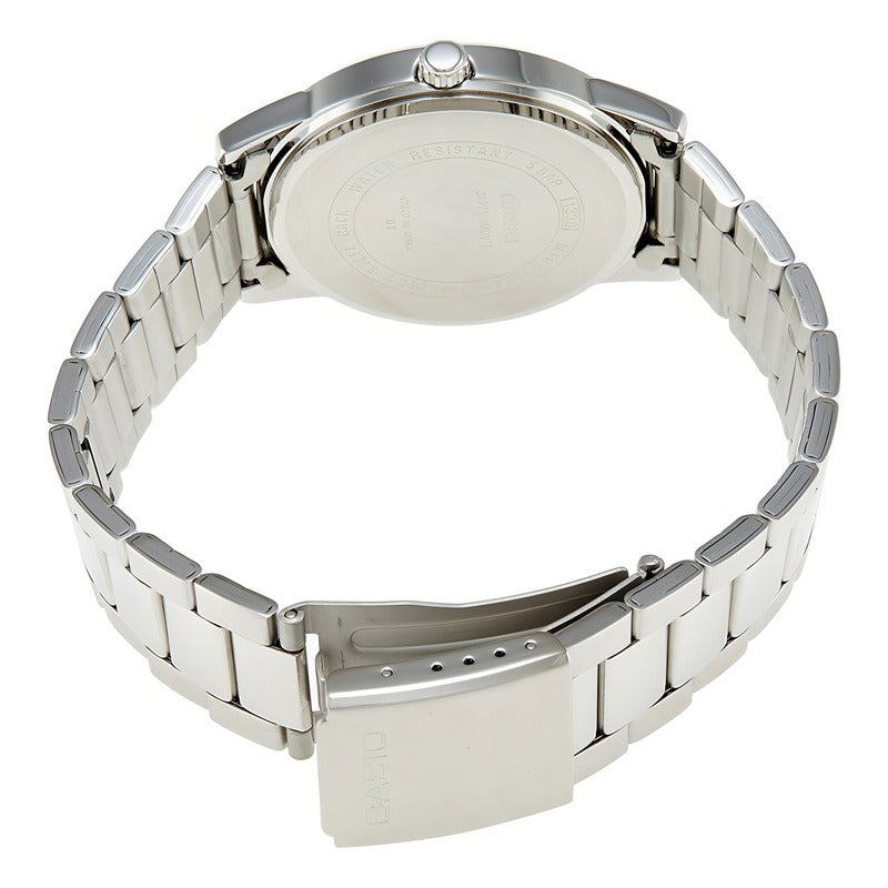Reloj Casio Dama Ltp-1303d-4a Agente Oficial Caba Plateado Rosa