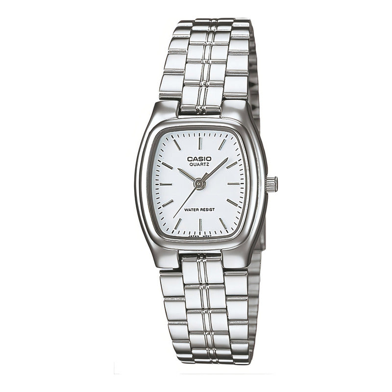 Reloj Mujer Casio Ltp-1169d-7ardf Core Plateado Blanco