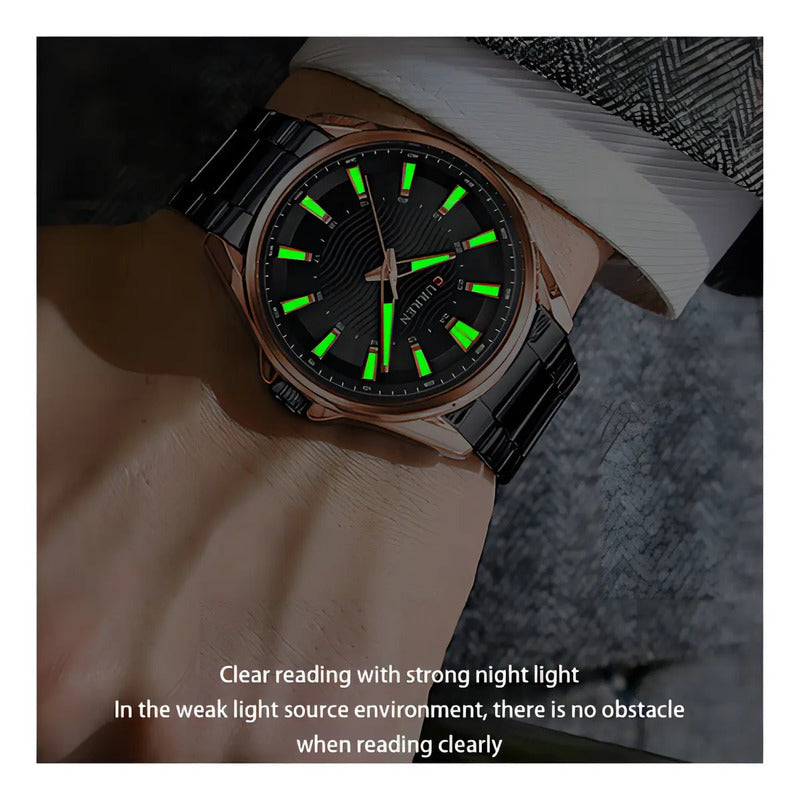 Reloj De Cuarzo Curren 8424-4 Negro