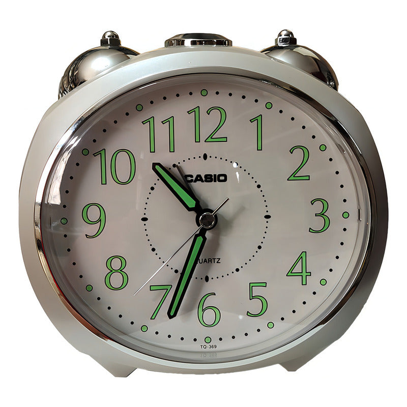 Casio Reloj Despertador Tq-369-7df - Blanco