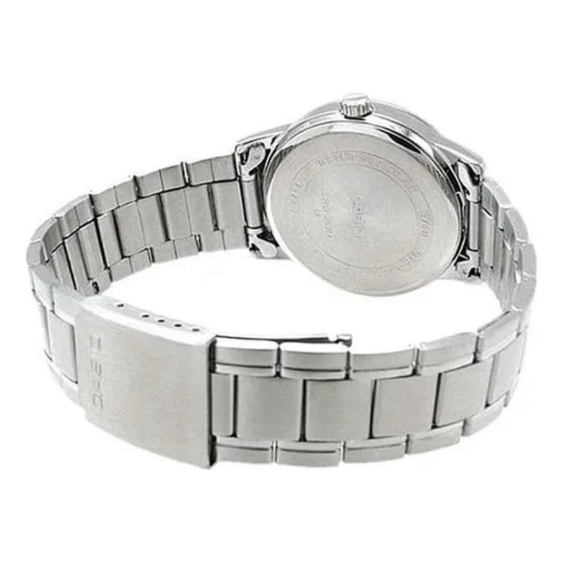Reloj Dama Casio Ltp-v002d-7a Mujer Fechador Plateado Plateado Ltp-v002d-7a Ma