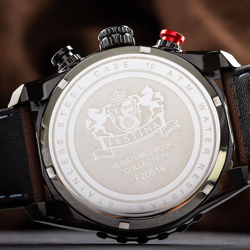 Reloj Festina Hombre F20519/2 Cuero Multicolor 100m