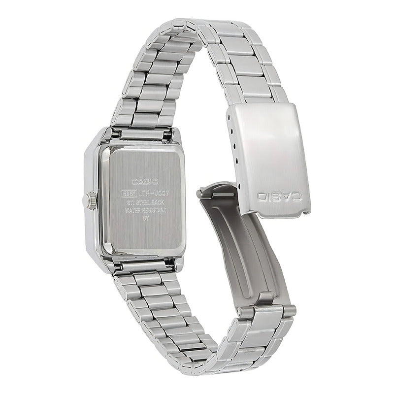 Reloj Casio Ltp-v007d-7b Numeros Romanos Casiocentro Plateado