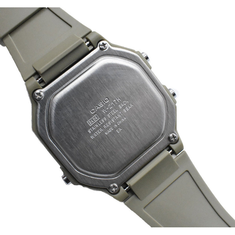Reloj Digital Casio Para Hombre, Con Correa Y Bisel Marrón Claro Negro