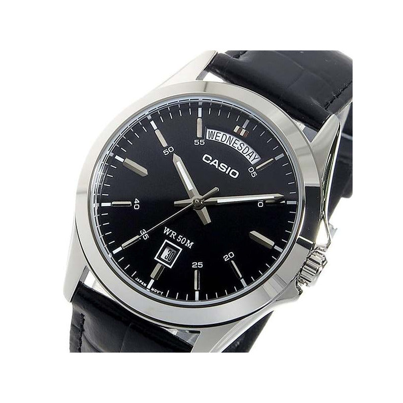 Reloj Casio Mtp_1370l_1av Cuarzo Hombre Color De La Correa Negro