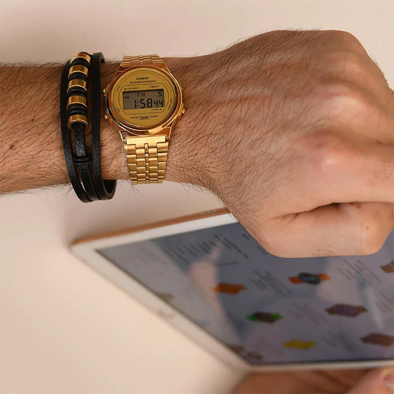 Reloj Casio Vintage Retro Dorado A-171weg-9a