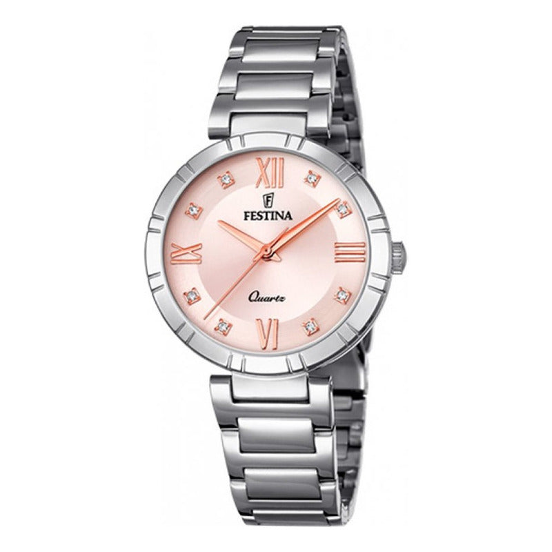 Reloj Festina F16936-c Mujer Mademoiselle Original Plateado