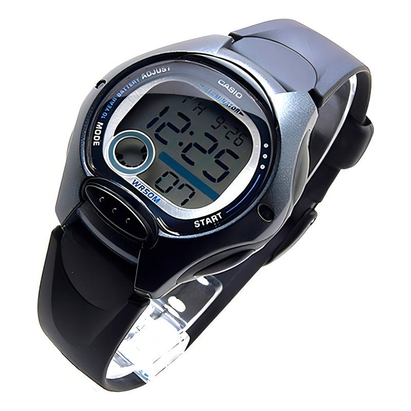 Reloj Casio Lw-200 Color De La Correa Negro 1b