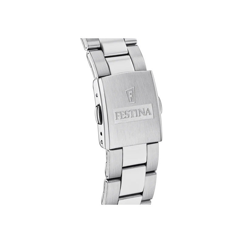 Reloj Festina Timeless F16820.c Hombre Acero Plateado Celeste