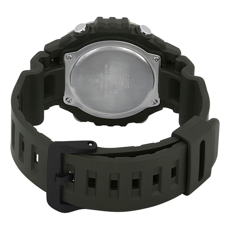 Reloj Casio Mwd-110h-3avdf Cuarzo Hombre Verde Verde Majestuoso Plata Black