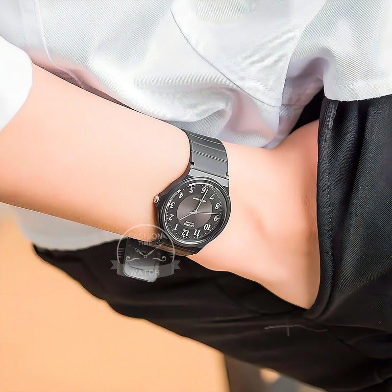 Reloj Pulsera Casio Mq-24-1b3 Con Correa De Resina Color Negro