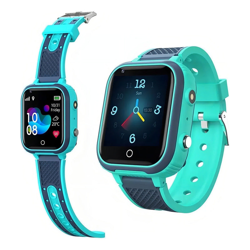 Smartwatch Infantil U8 Lt21-bl Con Gps, 4g Y Videollamada En Celeste Celeste/gris Gris