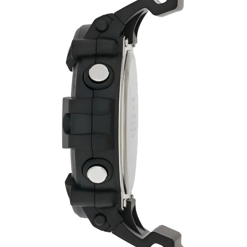 Reloj Pulsera Digital Casio Ae-1500whx-1avd Con Correa De Resina Color Negro - Fondo Gris - Bisel Negro/amarillo