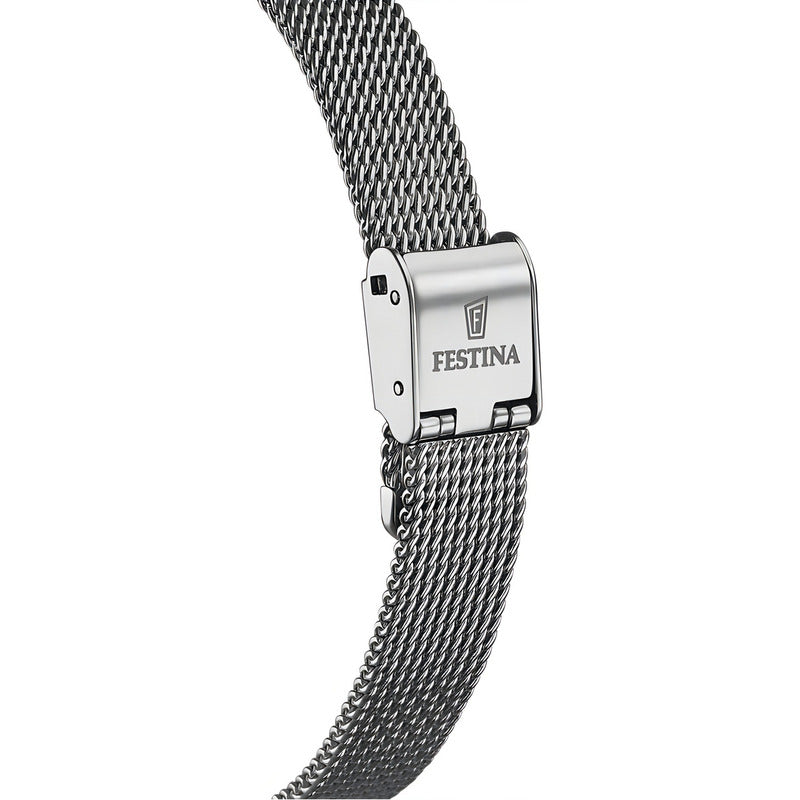 Reloj Festina F20494/2 Plateado Mujer Mademoiselle Color Del Fondo Azul