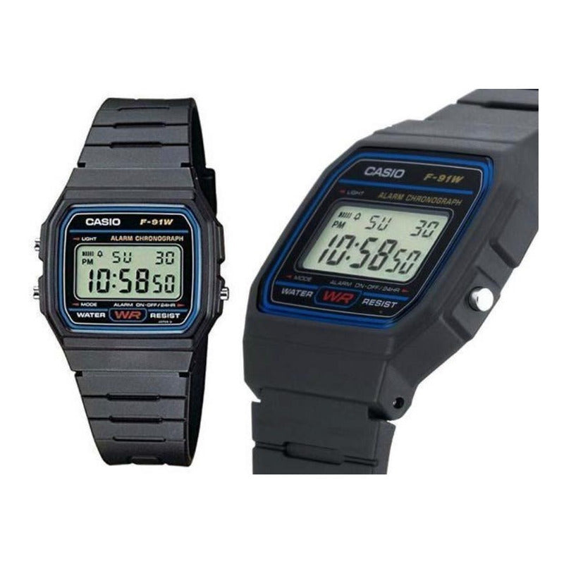 Reloj Casio Retro F-91w Colores Surtidos/relojesymas