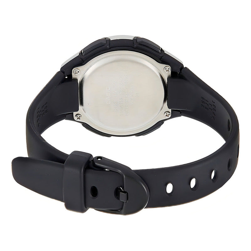 Reloj Casio Digital Dama Lw-203-1av Color De La Correa Negro