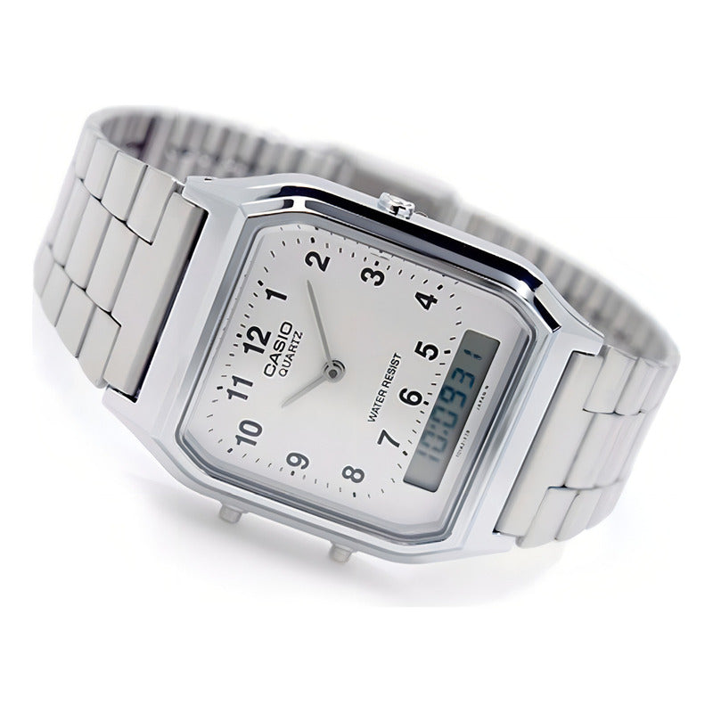 Reloj Pulsera Casio Sapatenis Masculino Con Correa De Acero