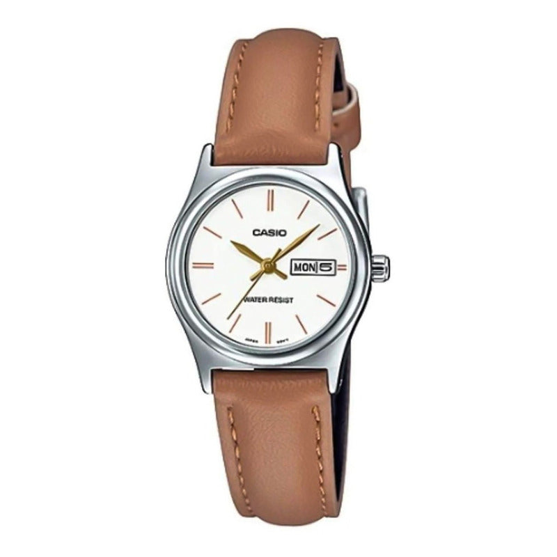 Reloj Casio Dama Ltp V006l-7b2 Doble Fechador Opriginal