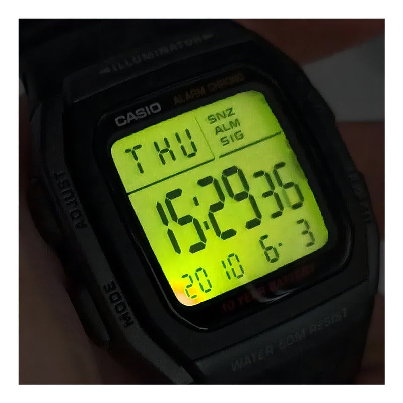 Reloj Casio Hombre W-96h Colores Surtidos/relojesymas Color Del Bisel Negro 1b Gris