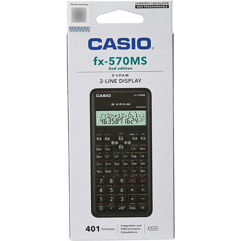 Calculadora Cientifica Casio Fx-570ms Relojesymas