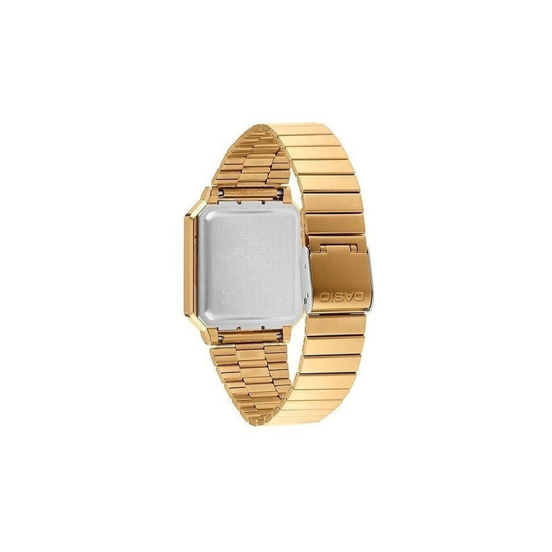 Reloj Casio Vintage A-100weg-9a Original Dorado Dorado Dorado